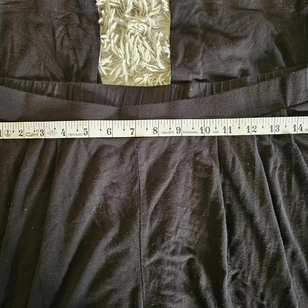 Matty M Black Wide Leg Pants Size Large - Picture 3 of 4